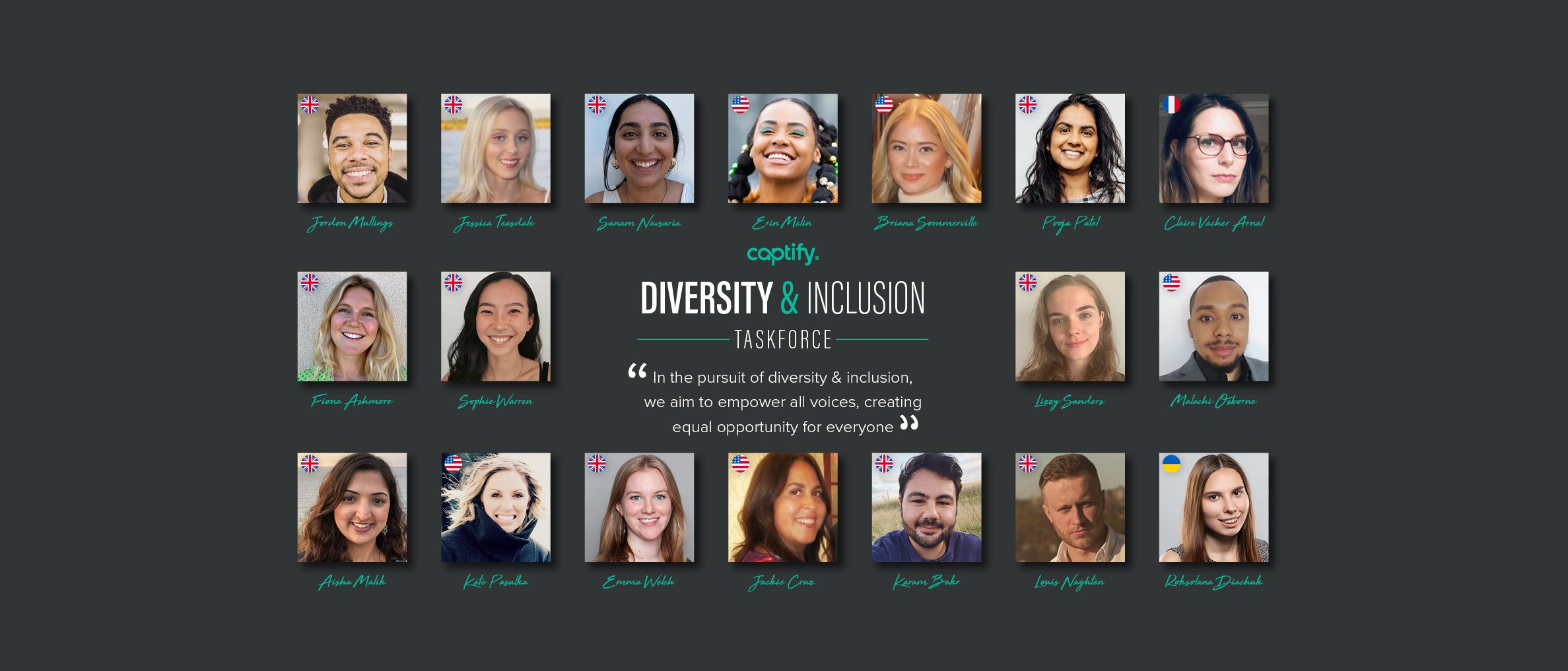 Meet Captify’s Diversity and Inclusion Taskforce