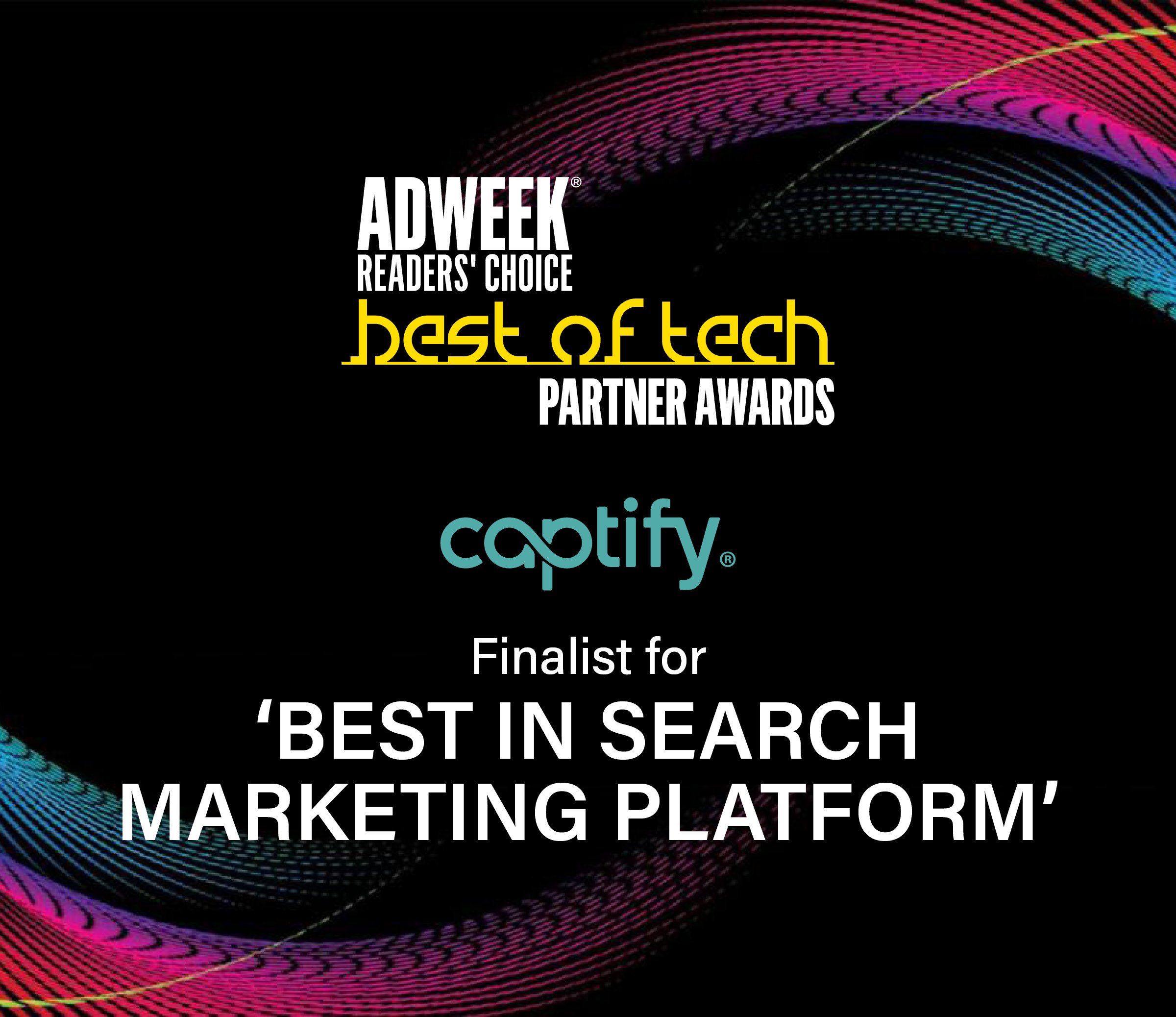 Captify’s Sense Platform Is A Finalist For Adweek’s Best Of Tech Partner Awards