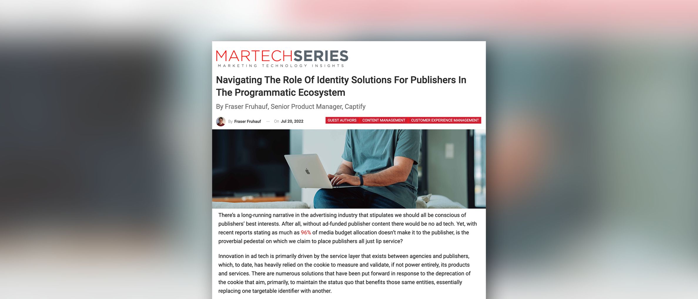 MarTech Series: Navigating The Role Of Identity Solutions For Publishers In The Programmatic Ecosystem