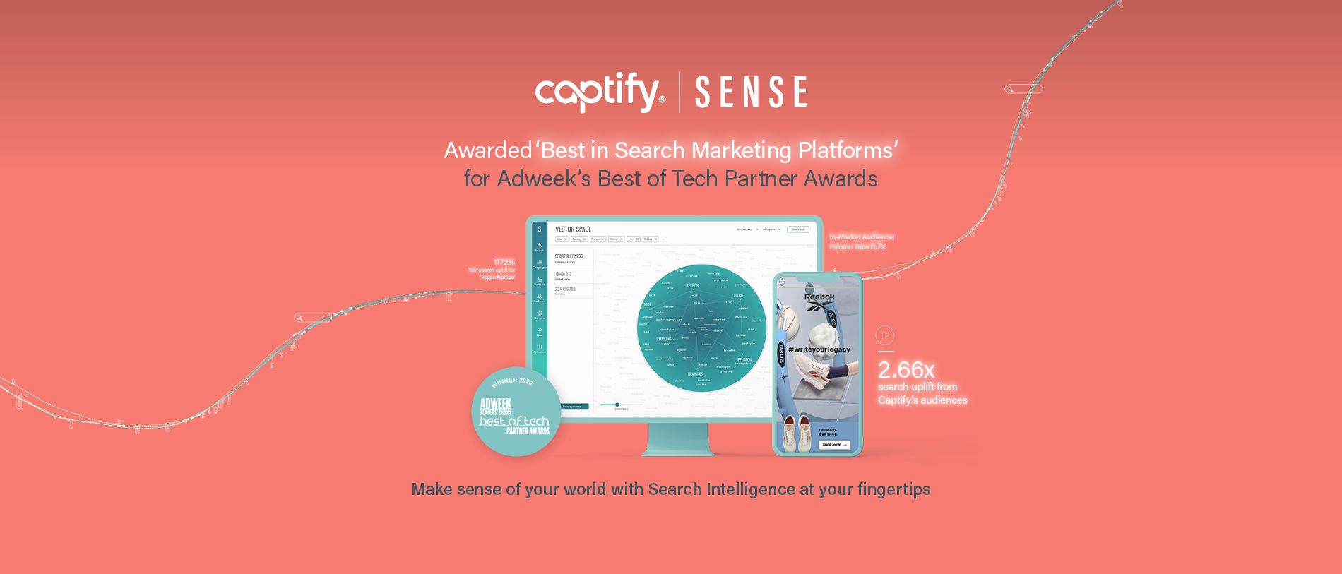 Captify’s Sense Awarded ‘Best in Search Marketing Platforms’ for Adweek’s Readers’ Choice Best Of Tech Partner Awards