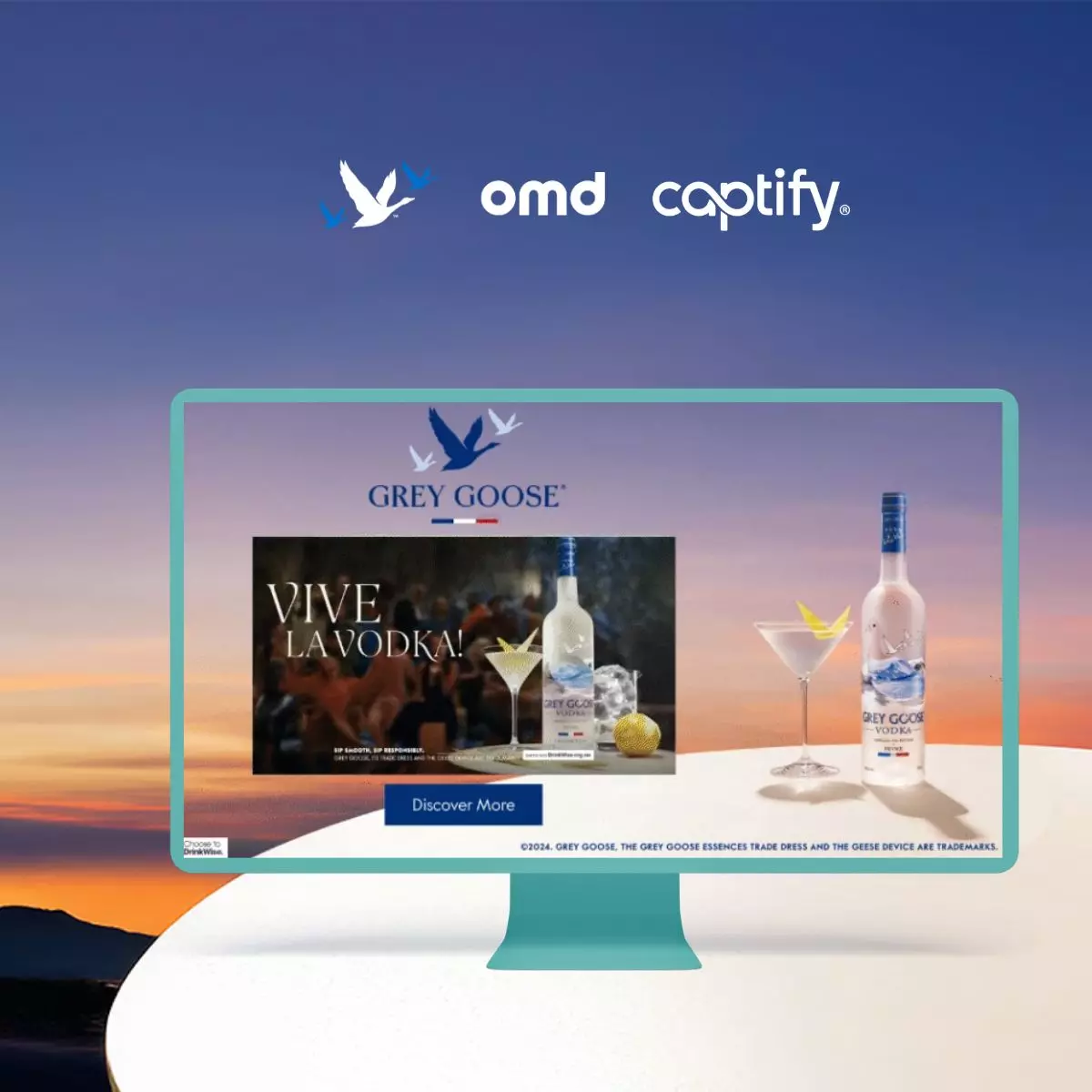 Captify Uses its Leading On-Site Search Intelligence to Position Grey Goose Vodka as the Drink of Choice Over Summer, Driving 10.8 Times Rise in Brand Searches